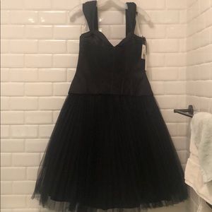 Black party or wedding dress